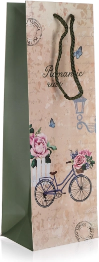 Gavepose til flaske Romantic Ride 12 × 35 × 9 cm