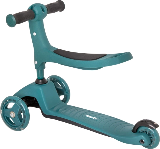 2-i-1: gåcykel med sæde og løbehjul