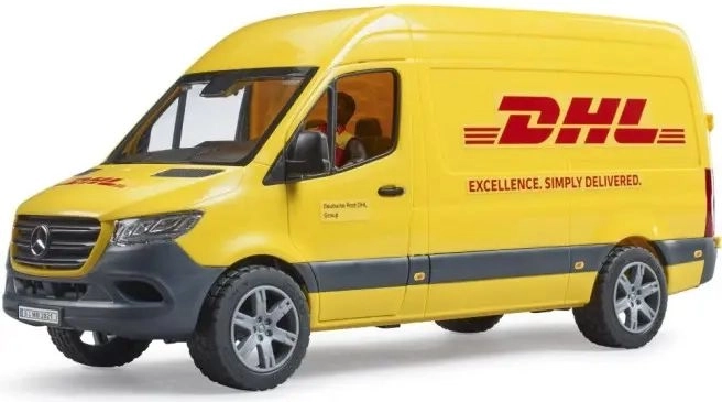 Autentisk DHL-varevogn