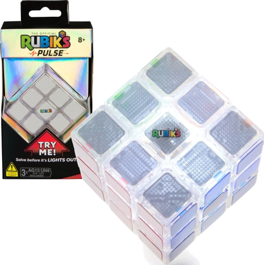 Rubik's Pulse lysende elektronisk puslespil 3x3
