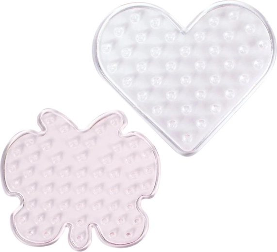 Playbox plader til strygeperler XL – sommerfugl og hjerte, 5 stk.