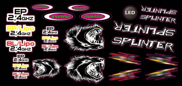 Dekorationsfolie Splinter Jamara