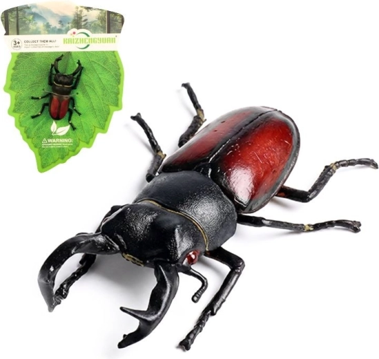 Plastikhjortebille 7 cm