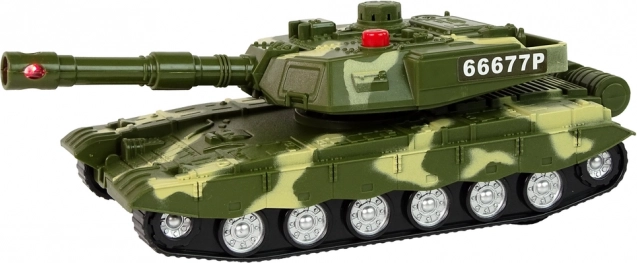 Tank med friktionsdrev