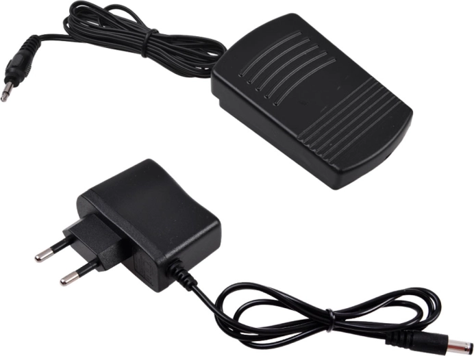 Betjening med pedal og 2 hastigheder