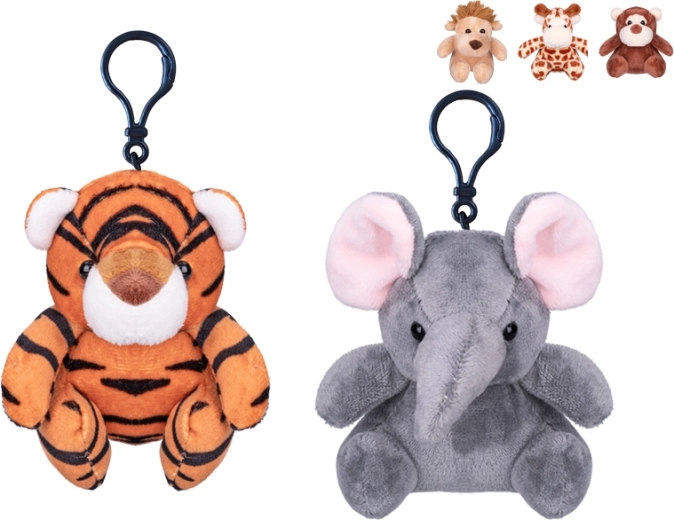 Plysbamse-nøglering safari-dyr