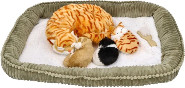 Kattefamilie med kat og 3 killinger Perfect Petzzz