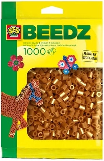 SES Creative strygeperler brune 1000 stk.