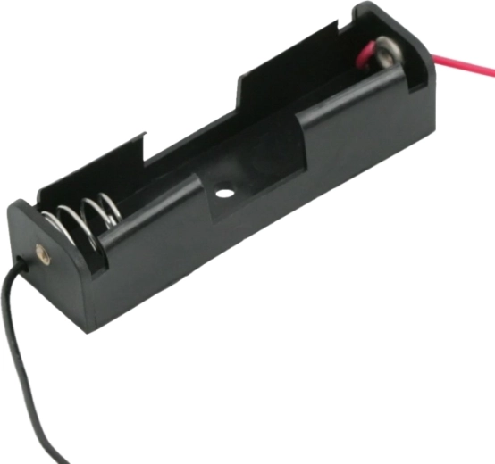 Holder til 1 AA-batteri med 12 cm kabel