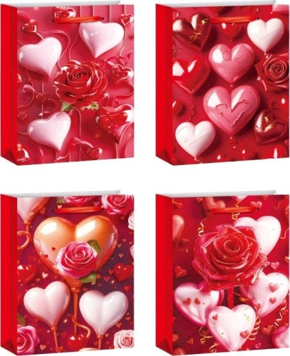 Gavepose XL Hjerter til forelskede 40 × 55 cm