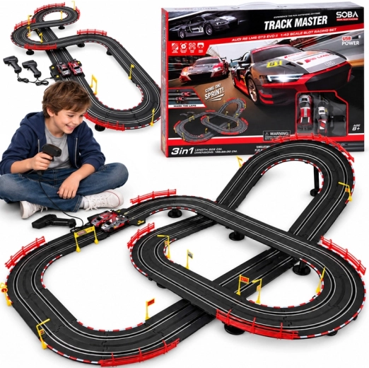 Elektrisk racerbane Track Master Audi R8 LMS GT3 EVO II 525 cm