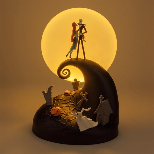 The Nightmare Before Christmas panorama lys diorama