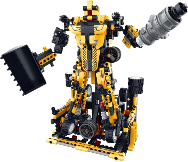 Kombination af 6 modeller til én robot
