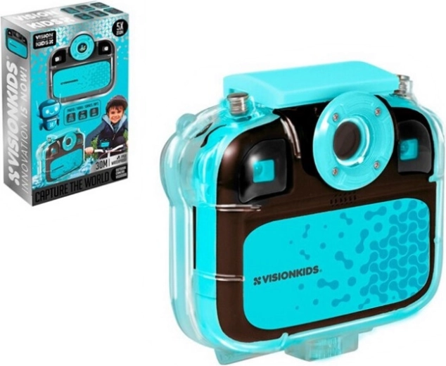 Vandtæt sportskamera til børn Vision Kids med USB-opladning