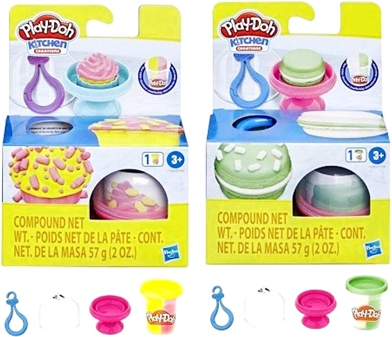 Play-Doh cupcakes og makroner – kreativ bage­sæt af modellervoks