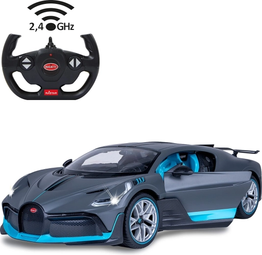 Jamara Bugatti Divo RC-bil 1:14 grå 2,4 GHz med manuelt åbnelige døre