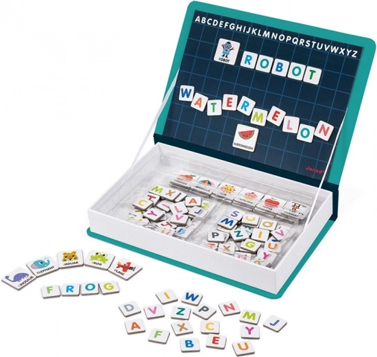 Janod Magnetibook engelsk alfabet – magnetisk læringsbog