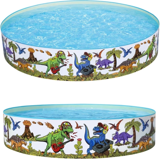 Børnebassin til haven med dinosaurer 183 × 38 cm Bestway