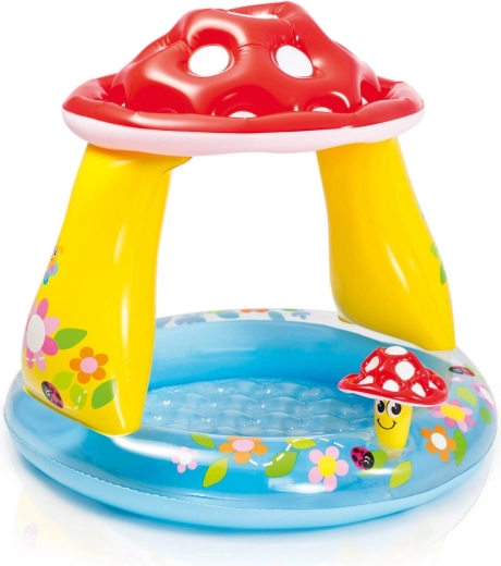 Oppustelig børnepool Fluesvamp 102 × 89 cm INTEX