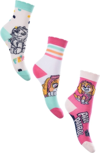 Sæt med 3 par sokker Paw Patrol