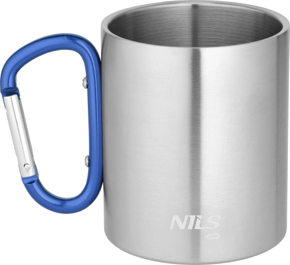 Nils Camp campingkrus med karabinhage 300 ml blå