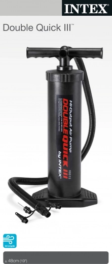 Tovejsket stempelhåndpumpe Intex Double Quick III