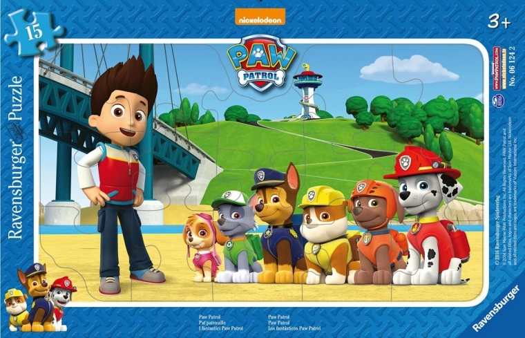 Ravensburger puslespil Paw Patrol 15 brikker