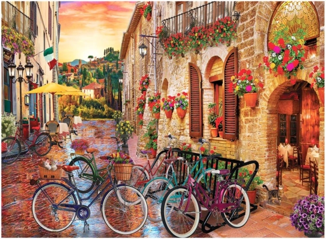 Puslespil Cykel i Toscana 1000 brikker