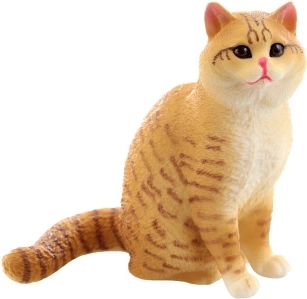 Plastfigur af kat