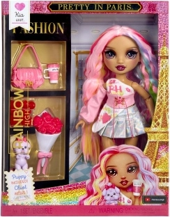 Rainbow High modedukke Pretty in Paris Kia - 1 stk.
