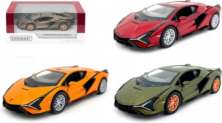 Lamborghini metalmodel 1:40 med optræksmotor Pull Back