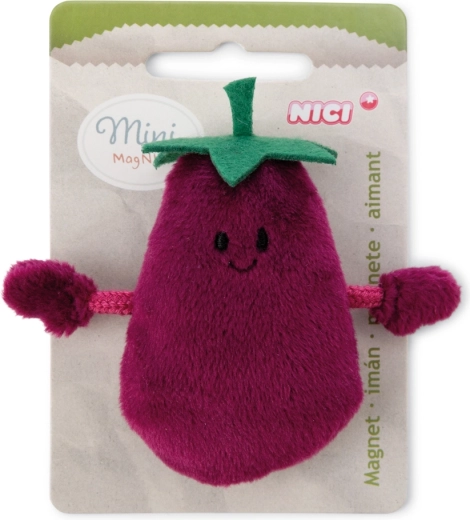 Mini-magnet aubergine NICI GREEN 7 cm