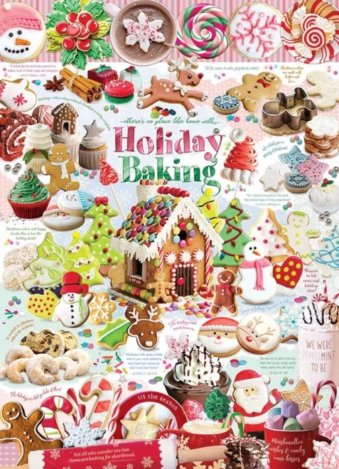 Cobble Hill puslespil Julebagning 1000 brikker