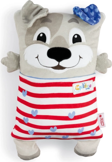 Nici Cosidoos vendbar plyshund og pude 30 × 20 cm