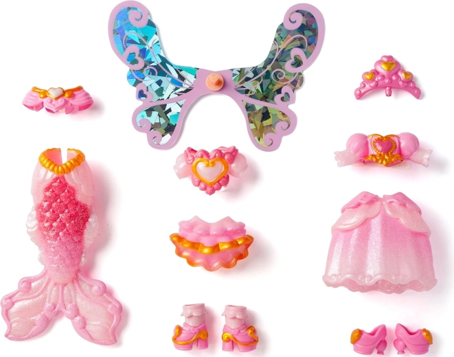 3-i-1 kostumer: prinsesse, fe, havfrue