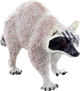 Plastfigur af vaskebjørn 9 cm