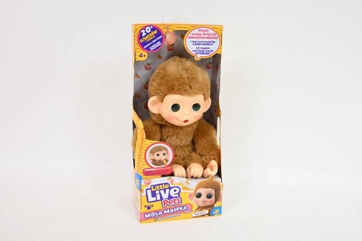 Little Live Pets My Baby Monkey Minis interaktiv abebaby Pepi Peach