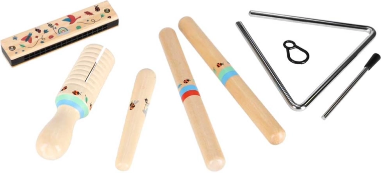 Komplet sæt til de første rytmer og melodier