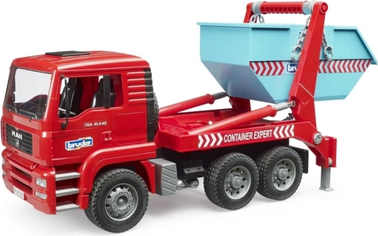 Vippekabine med kig til motoren