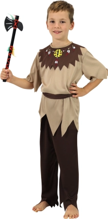 Børnekostume Indianer til børn 6-8 år