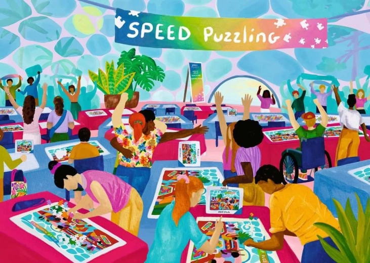 Ravensburger Puzzle hurtig samling 1000 brikker
