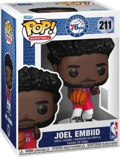 Funko Pop! Basketball NBA-figur Joel Embiid (Philadelphia 76ers) - 1 stk.