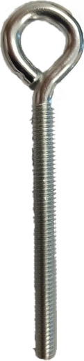 Lukket gevindøje M4 4 × 40 mm, galvaniseret (200 stk.)