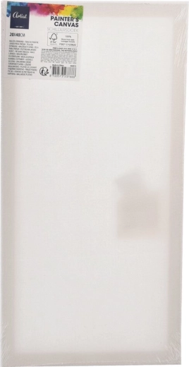 Malerlærred på blindramme 20 × 40 cm