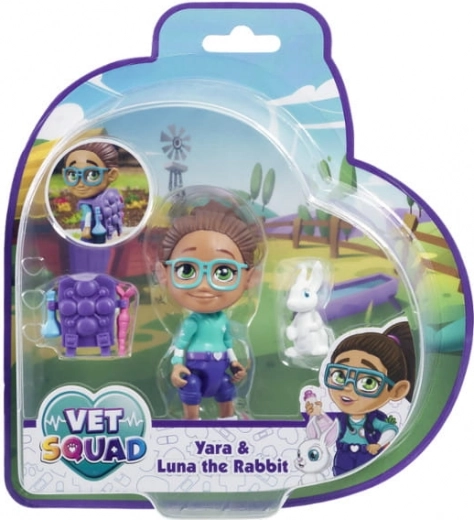 Dukke Yara og kaninen Luna – SUPER VET SQUAD fra Goliath Games