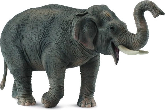 Plastfigur af asiatisk elefant