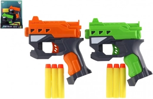 Teddies skumpistoler til børn 2 stk., 12 cm + 6 skumpile