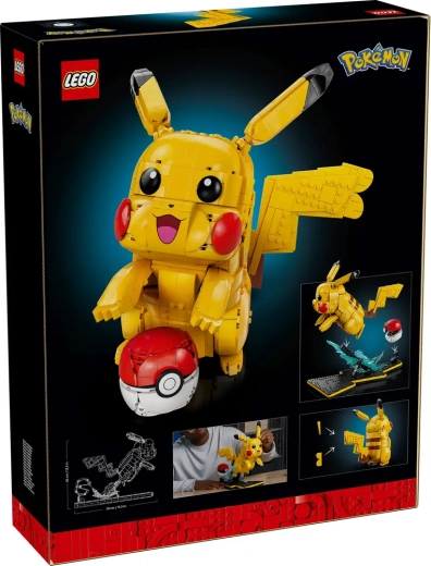 Ikonisk udstillingsmodel af Pikachu med Poké Ball