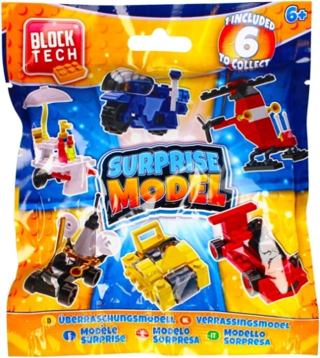 Block Tech pose med klodser (tilfældig farve)