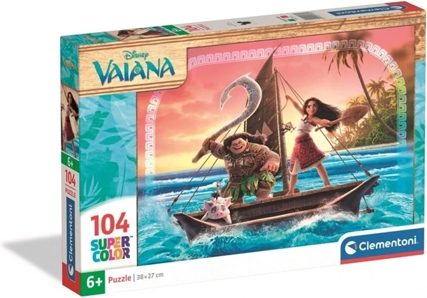Clementoni puslespil Disney Vaiana 2 104 brikker